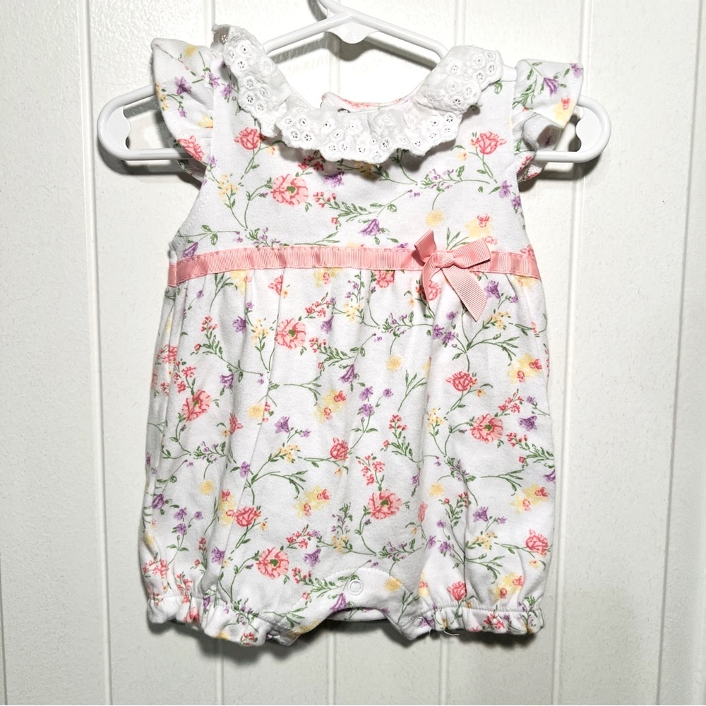 Laura Ashley Baby 3-6 Months Floral Romper